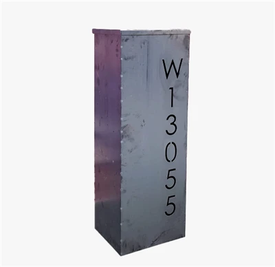 Coluna de jardim de metal personalizada Sinais de trânsito personalizados